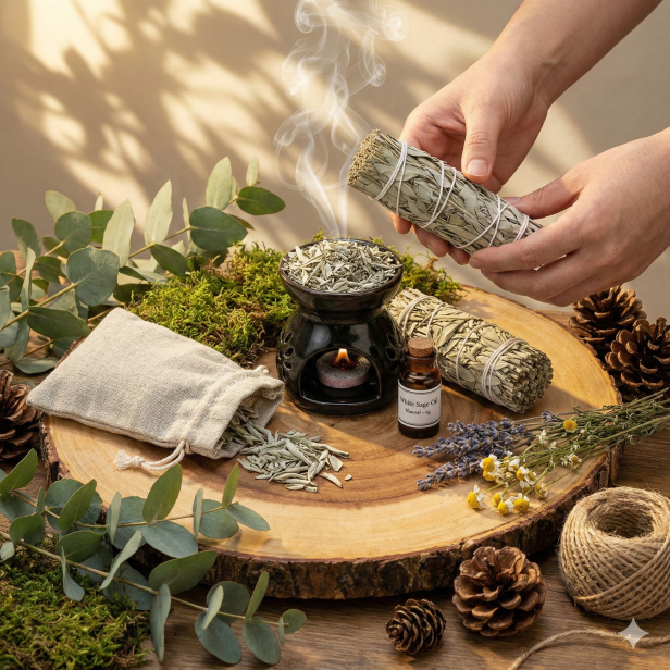 Szałwia Biała 50g – zioło oczyszczające do rytuałów i medytacji