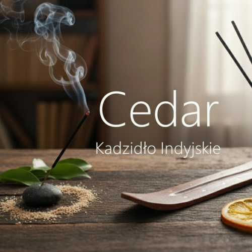 Kadzidło indyjskie patyczki CEDR – drzewny zapach mocy i duchowej równowagi