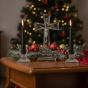 Świece dekoracyjne, stożkowe CZARNY MAT - stołowe
