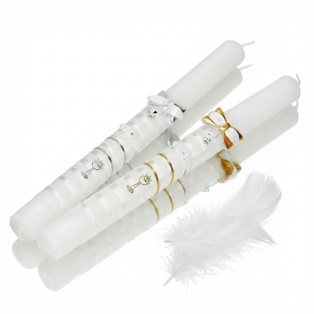 Świeca do Komunii PRECIOSA® KRYSZTAŁKI – Blask Wiary i Sakramentalnego Światła