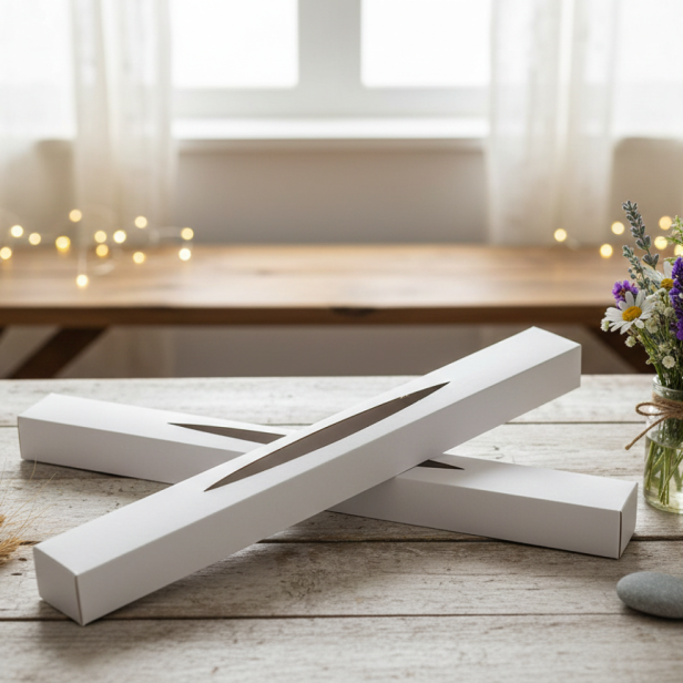 Pudełko kartonowe na świecę lub zestaw – eleganckie opakowanie pamiątki