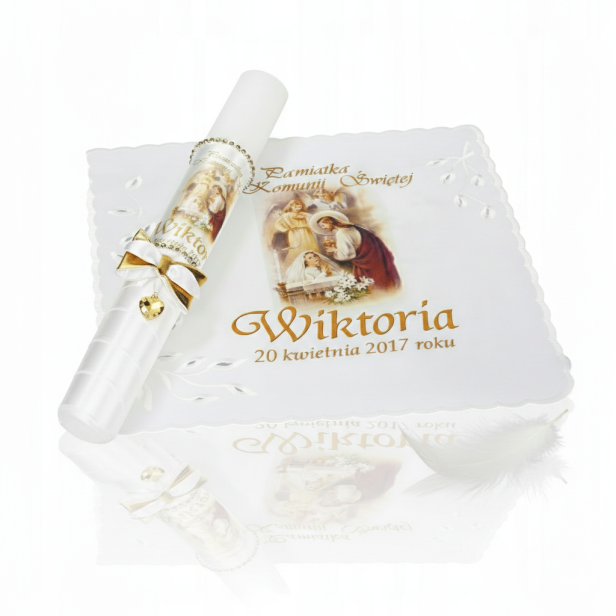 Zestaw komunijny PRECIOSA® KRYSZTAŁKI – Blask Wiary i Sakramentalnego Światła