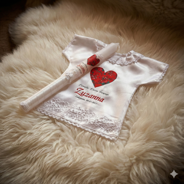 Świeca i Szatka FOLKSTYLE® – Dusza Regionu: wzór góralski