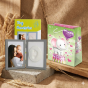 Zestaw TINY MEMORIES - odcisk z ramką +torebka - Narodziny Urodziny Chrzest