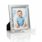 Ramka srebrna AG999 dziecięca, niebieska 10×15 – | ARGENTO KIDS™