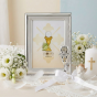 Ramka srebrna AG999 IHS Pamiątka I Komunii Świętej 9×13 | SILVER COMMUNION™