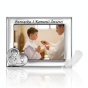 Ramka srebrna AG999 – I Komunia Święta chłopiec 9×13 | SILVER COMMUNION™