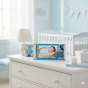 Ramka plexy z bucikami i srebrnymi elementami 13×9 | ARGENTO KIDS™