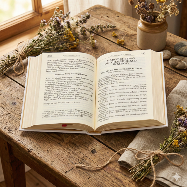 Skarbiec komunijny biały złocony IHS – modlitewnik Pierwszej Komunii Świętej