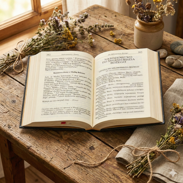 Skarbiec komunijny czarny IHS – modlitewnik Pierwszej Komunii Świętej