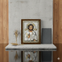 Srebrna Ikona Jezus Chrystus – znak Bożej miłości i pokoju | ICONA SACRA™ Silver