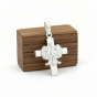 Krzyżyk srebrny z Orłem, pr. 925 – patriotyczny symbol Polski 1,9 g
