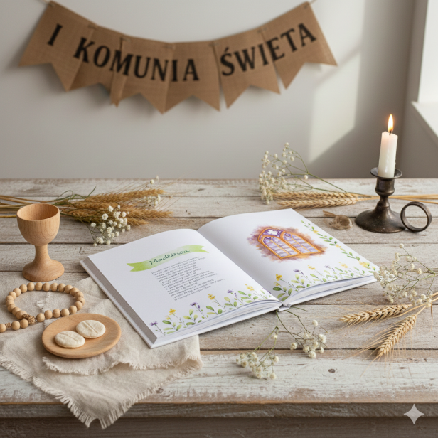 „Jestem gotowa, mój Jezu” – album i pamiątka Pierwszej Komunii Świętej