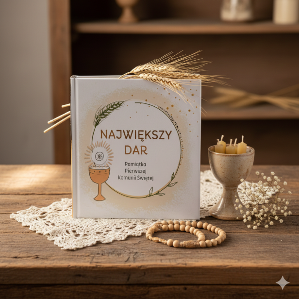 „Największy dar” – album pamiątkowy Pierwszej Komunii Świętej