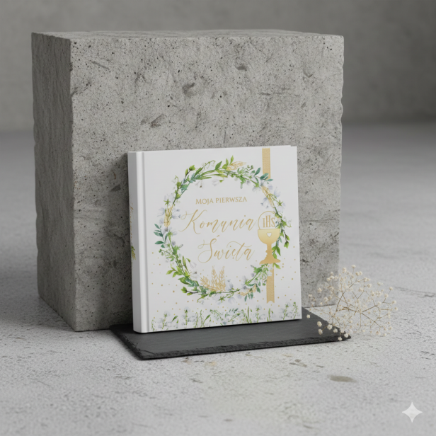 Album fotograficzny „I Komunia Święta” – 200 zdjęć 10×15 cm | Twarda oprawa