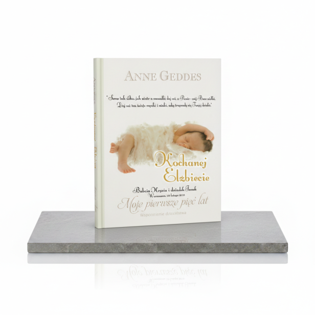 Moje Pierwsze 5 Lat – Album Anne Geddes z dedykacją | Pamiątka dzieciństwa
