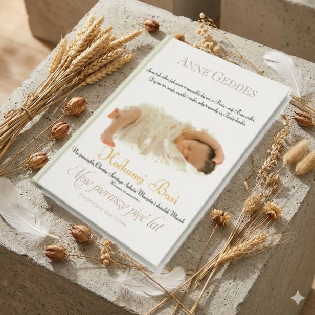 Moje Pierwsze 5 Lat – Album Anne Geddes z dedykacją | Pamiątka dzieciństwa