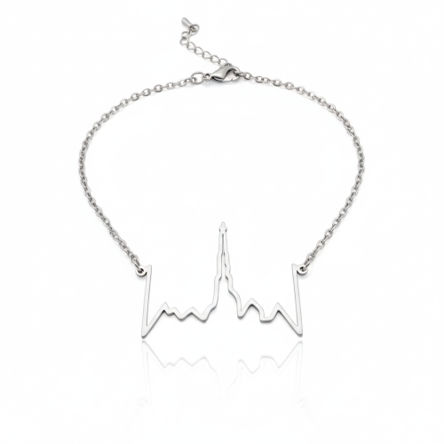 Naszyjnik Jasna Góra – Matka Boża Częstochowska – Stainless Steel