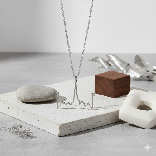 Naszyjnik Jasna Góra – Matka Boża Częstochowska – Stainless Steel