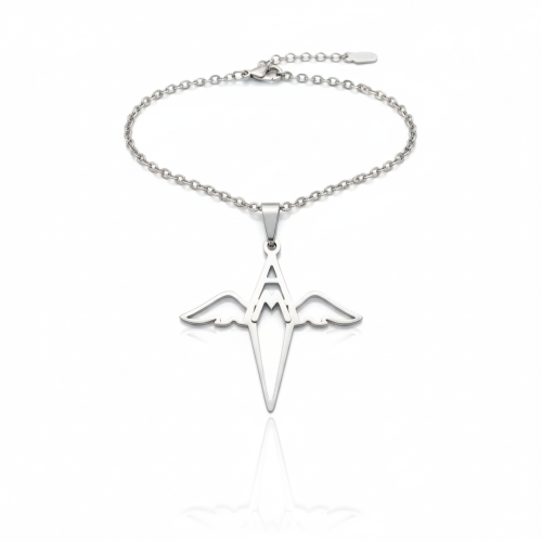 Naszyjnik św. Michał Archanioł – Miecz i Krzyż – Stainless Steel