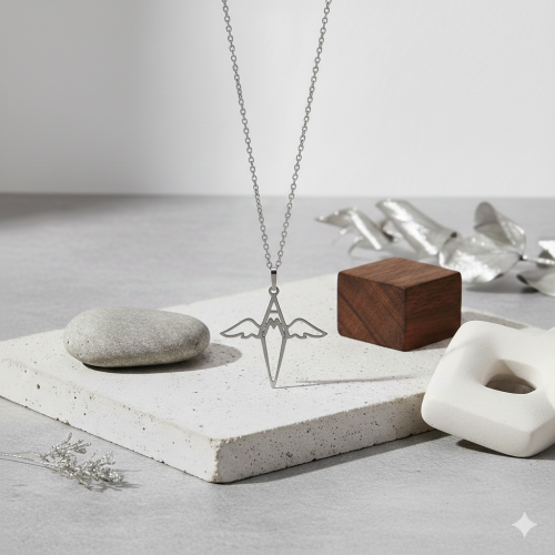 Naszyjnik św. Michał Archanioł – Miecz i Krzyż – Stainless Steel