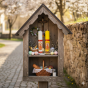 Świeca WIELKANOC Pan Jezu Zmartwychwstały – Ø 50 mm, wys. 21 cm