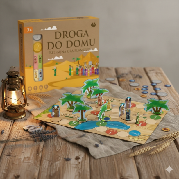 Gra planszowa „Droga do domu” – Rodzinna podróż do Ziemi Obiecanej