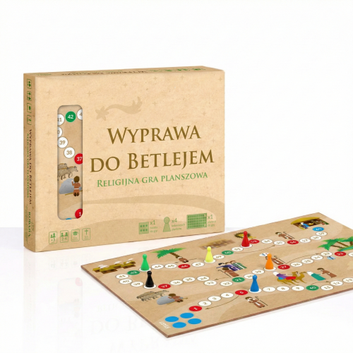 Gra planszowa Wyprawa do Betlejem – świąteczna przygoda dla dzieci