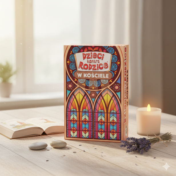 Dzieci kontra Rodzice: W Kościele – edukacyjna gra rodzinna o liturgii