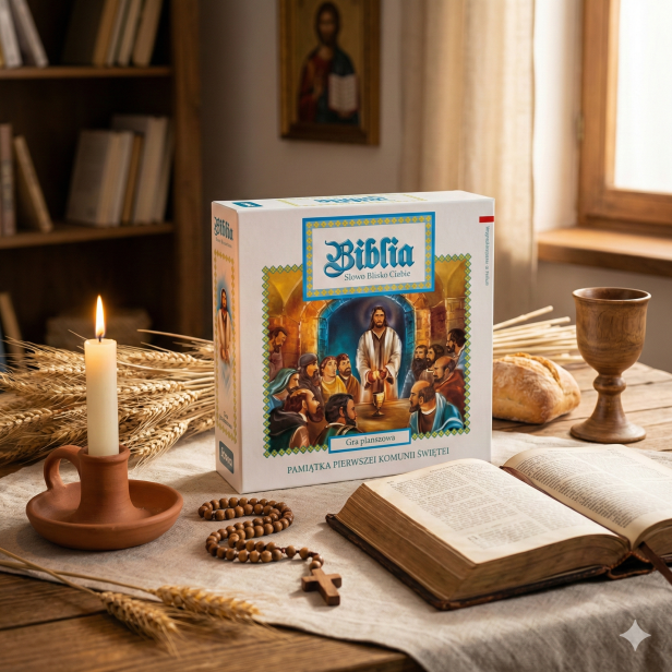 Biblia: Pamiątka I Komunii Świętej – gra planszowa edukacyjna