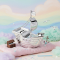 Skarbonka STATEK piracki posrebrzana – personalizowana | Linia BABY SILVER™