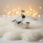 Skarbonka STATEK piracki posrebrzana – personalizowana | Linia BABY SILVER™