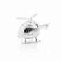 Skarbonka HELIKOPTER posrebrzana – personalizowana | Linia BABY SILVER™