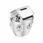 Skarbonka ARKA NOEGO posrebrzana z grawerem | Linia BABY SILVER™