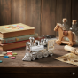 Skarbonka LOKOMOTYWA posrebrzana z grawerem | Linia BABY SILVER™