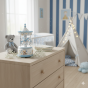 Karuzela z pozytywką Niebieska – CLASSIC | Linia BABY WOOD™
