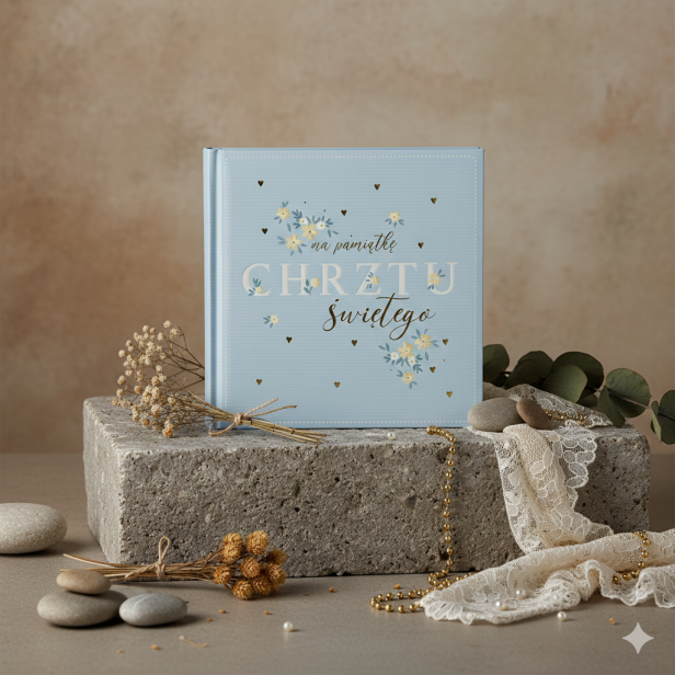 Album na zdjęcia CHRZEST ŚWIĘTY – 200 zdjęć 10×15 cm (dla chłopca)