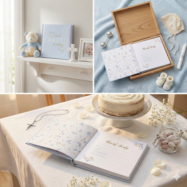 Album na zdjęcia CHRZEST ŚWIĘTY – 200 zdjęć 10×15 cm (dla chłopca)