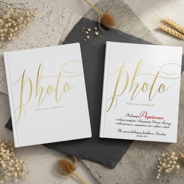 Album na zdjęcia PRECIOUS MOMENTS 20×24 cm – 44 strony, personalizowany