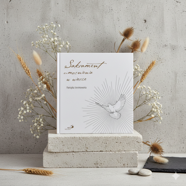 Album pamiątkowy Bierzmowanie „Sakrament umocnienia w wierze” – prezent z dedykacją