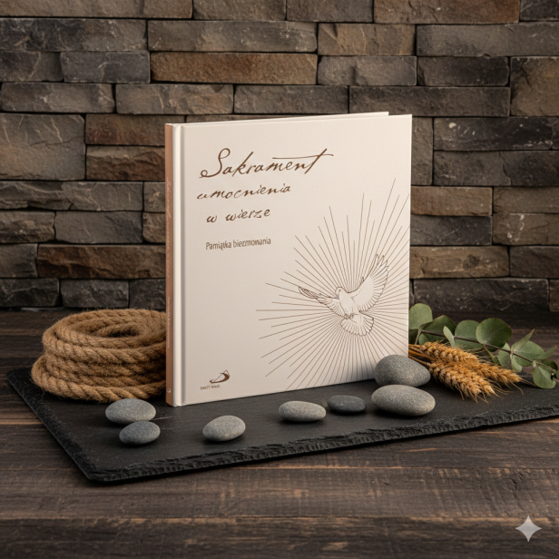 Album pamiątkowy Bierzmowanie „Sakrament umocnienia w wierze” – prezent z dedykacją