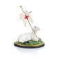Baranek Boży z chorągwią – figurka wielkanocna 7,5 cm
