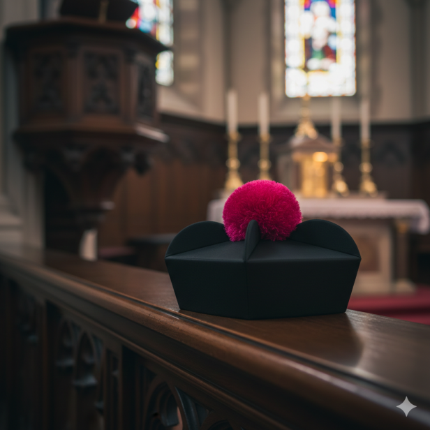 Biret kanonicki – tradycyjne nakrycie głowy kanonika