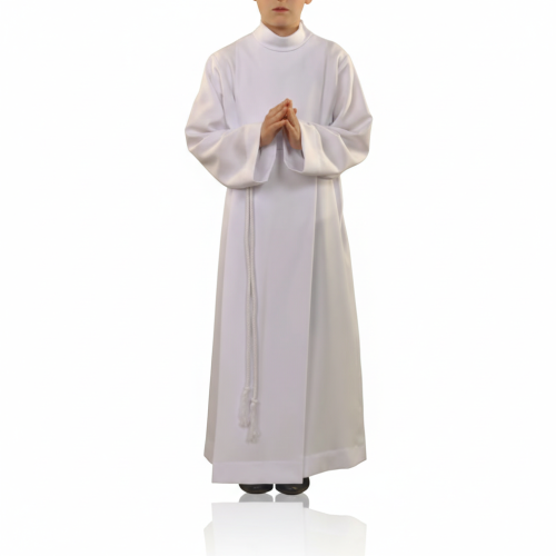 Alba lektorska klasyczna – zamek na ramieniu | Szaty liturgiczne