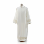 Alba kapłańska ecru tropik – wstawka, krój rzymski | Szaty liturgiczne