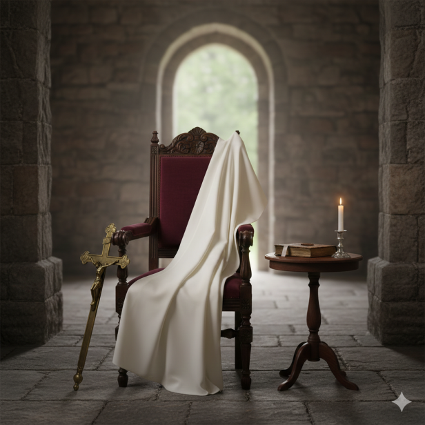 Alba kapłańska ecru z elany – krój francuski | Szaty liturgiczne