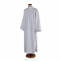 Alba kapłańska prosta biała – bez zdobień | Szaty liturgiczne