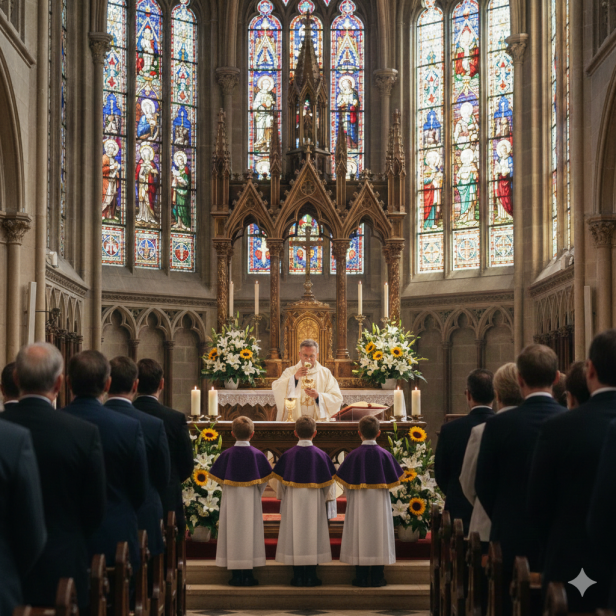 Pelerynka ministrancka dwustronna – biało-fioletowa / zielono-czerwona