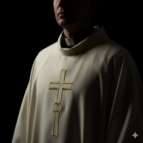 Ornat haftowany – symbolika ślubna | Szaty liturgiczne