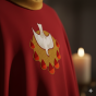 Ornat haftowany Duch Święty – symbolika Pięćdziesiątnicy | Szaty liturgiczne